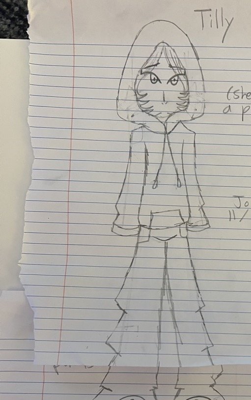 Tilly, drawn by Jolie.